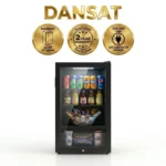 دانسات ثلاجة عرض مع فريزر - 3.07 قدم - 87 لتر - إضاءة داخلية - أسود - DAN180SC
