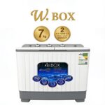 دبليو بوكس غسالة حوضين 7 كيلو ابيض WB9010L