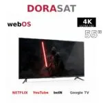 ⁦دورا سات شاشة 55 ويب اس 4k مع ريموت ماجيك DST55U⁩ - الصورة ⁦3⁩