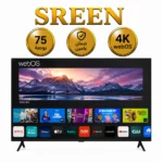 سرين شاشه 75 بوصه فوركيه سمارت ويب اوس SRET-75S4KW