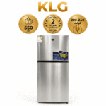 كى ال جى ثلاجة بابين بخار 17.1 قدم 550 لتر ستيل KLG-NR550