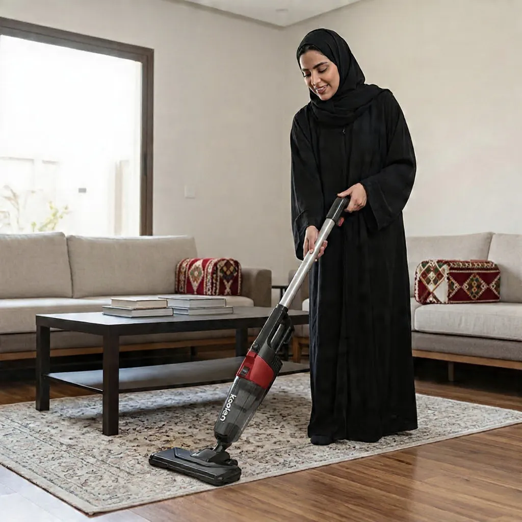 ⁦كولين مكنسة كهربائية يدوية 600 واط اسود * احمر 806103001⁩ - الصورة ⁦6⁩