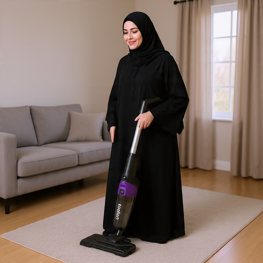 ⁦كولين مكنسة كهربائية يدوية 600 واط اسود * موف 806103002⁩ - الصورة ⁦6⁩