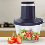 ⁦كولين قطاعة خضروات ولحوم 300 واط وعاء زجاجى 2 لتر سرعتين كحلى 801109003⁩ - الصورة ⁦4⁩