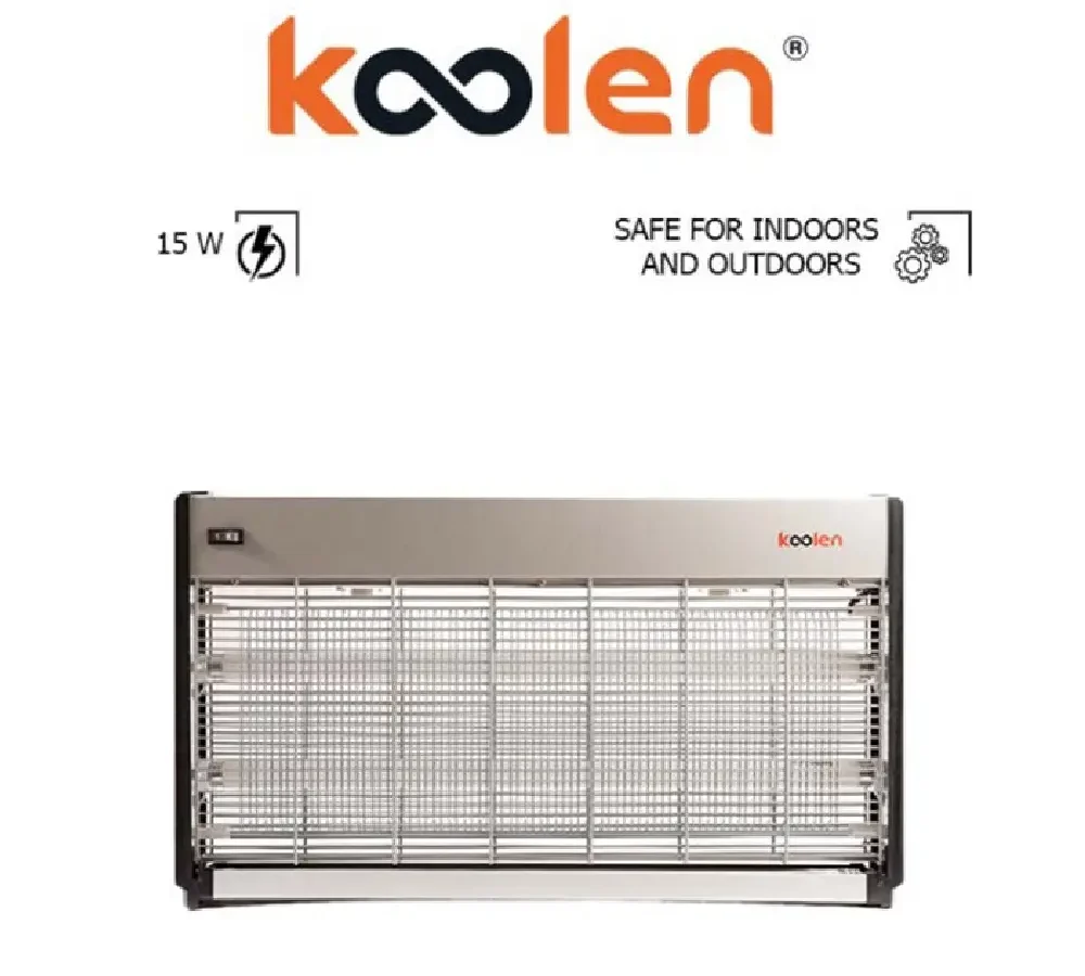 كولين صائد حشرات 2*15 واط رمادى 301109002