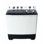 ميديا غسالة حوضين 14 كيلو 900 وات ابيض غطاء اسود TW140ADN(B)