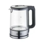 ريبون غلاية زجاج 1.7 لتر 2200 واط  سلفر RE-1-119