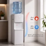 ⁦ريبون برادة مياه تعبئة علوية 5 لتر حار بارد 630 واط ابيض RE-8-019⁩ - الصورة ⁦2⁩
