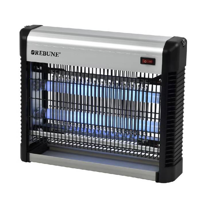 ريبون مصيدة ناموس وحشرات بالأشعة فوق البنفسجية 16 واط فضي RE-7-096