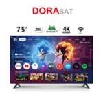 دورا سات شاشة 75 بوصة 4k سمارت ويب اوس DST75U