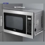⁦ارو ميكرويف رقمى 30 لتر 900 وات ديجيتال سلفر RO-30MGSB⁩ - الصورة ⁦2⁩