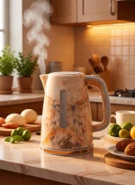 ⁦كولين غلاية كهربائية - 2200 واط - 1.7 لتر - لون برتقالي رخامي - 800102039⁩ - الصورة ⁦3⁩