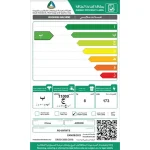 ⁦ارو غسالة اوتوماتيك اماميه 8 كيلو 16 برنامج فضى غامق RO-09FWTS-02⁩ - الصورة ⁦3⁩