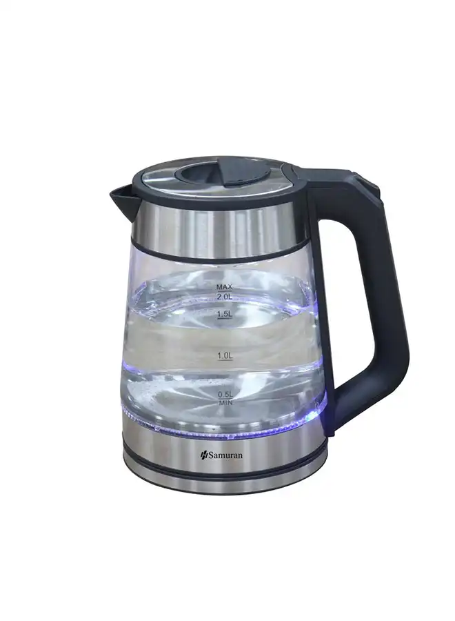 ساموران غلاية زجاج - 2 لتر - 1500 واط - HB1-0002