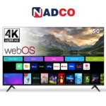 ⁦نادكو شاشة 50 بوصة سمارت بنظام تشغيل ويب اوس  4k مع ريموت كنترول حامل تلفزيون NC-50T⁩ - الصورة ⁦7⁩