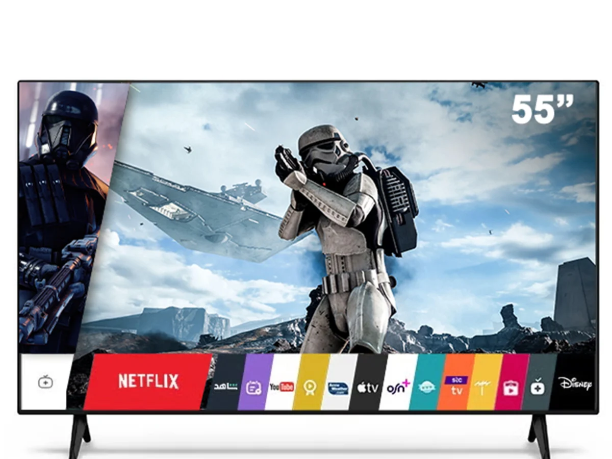 دانسات شاشه 55 بوصه QLED نظام جوجل 60 هرتز + حامل جدارى DTQ55U60HZ