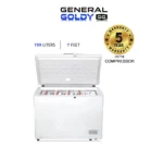 ⁦GGCF201D جنرال جولدى فريزر افقى 199 لتر 7 قدم ابيض⁩ - الصورة ⁦2⁩