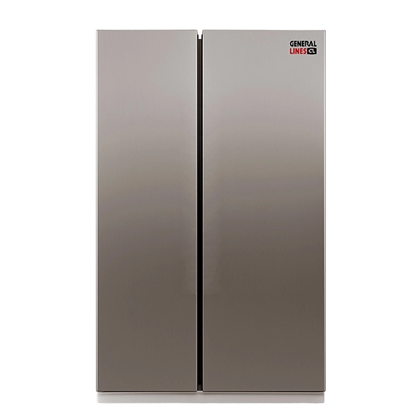 جنرال لاينز ثلاجة بخار دولابى 21.6 قدم 612 لتر سلفر GLRS612NS