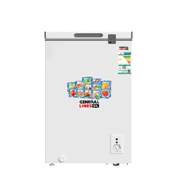 جنرال جولدى فريزر 142 لتر 5 قدم ابيض GGCF151D
