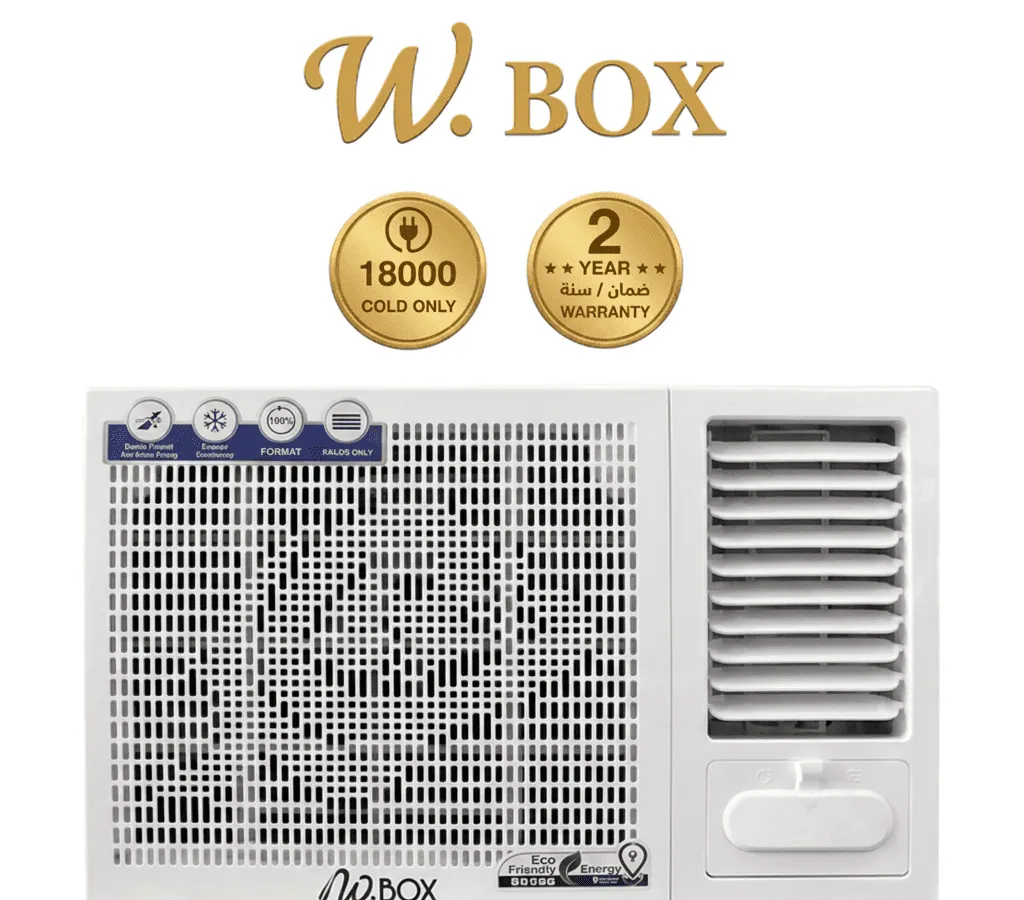 دبليو بوكس مكيف شباك 18000 وحدة بارد فقط + WBW18CPLUS