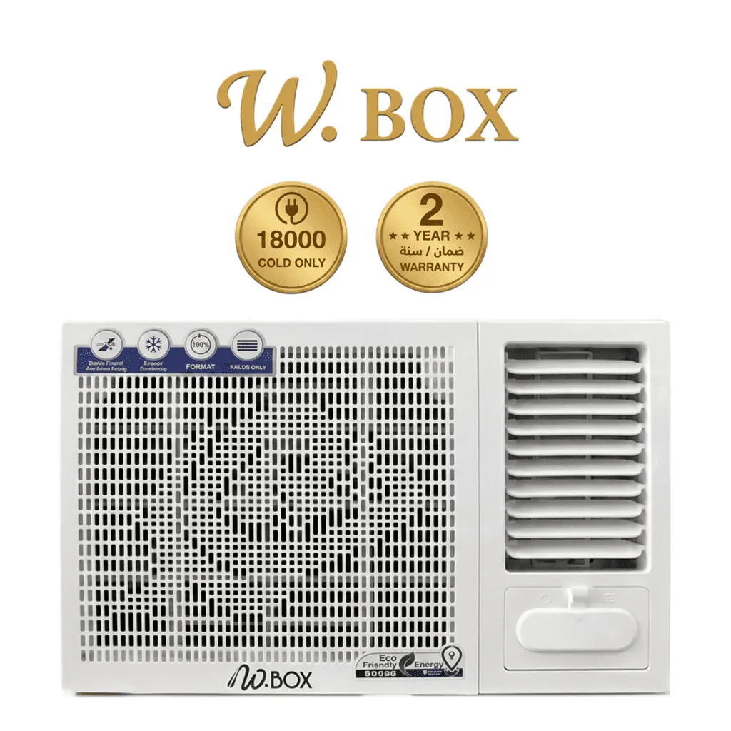 دبليو بوكس مكيف شباك 18000 وحدة بارد فقط + WBW18CPLUS