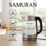 ⁦ساموران غلاية زجاج - 2 لتر - 1500 واط - HB1-0002⁩ - الصورة ⁦2⁩