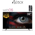 دبليو بوكس شاشة سمارت - 50 بوصة - نظام WEB OS HUB - حامل جداري مجانا - WBOS50