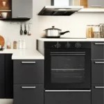 ⁦كومتيل فرن بلت ان كهرباء تركى مقاس 60*60 سم قوة 1600 واط 56 لتر 8+1 برامج اسود B66-SF2E⁩ - الصورة ⁦3⁩