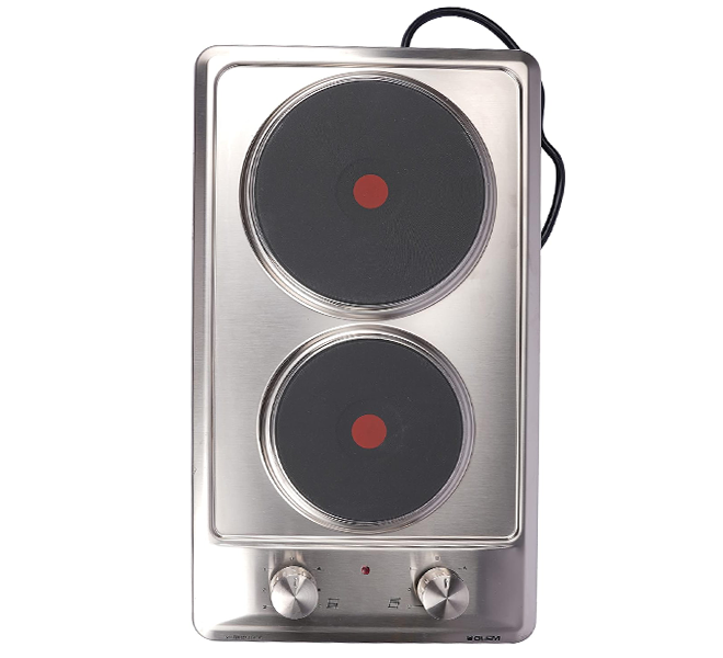 موقد كهربائي بلت ان جليم غاز 2 عين حجر 29 سم ستيل P3FNHI