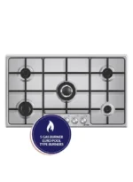 ⁦ارو مسطح غاز 90 سم 5 عيون مفاتيح امامية تركي   لون اينوكس RO-90BHGK/INOX⁩ - الصورة ⁦2⁩