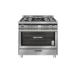 جليم غاز فرن غاز مقاس 60×100 سم ,5 عيون غاز , أمان كامل ـ متعدد الوظائف , مروحة , مقلاة هوائية ستيل , إيطالي,استيل - ST167GIFSMFAF