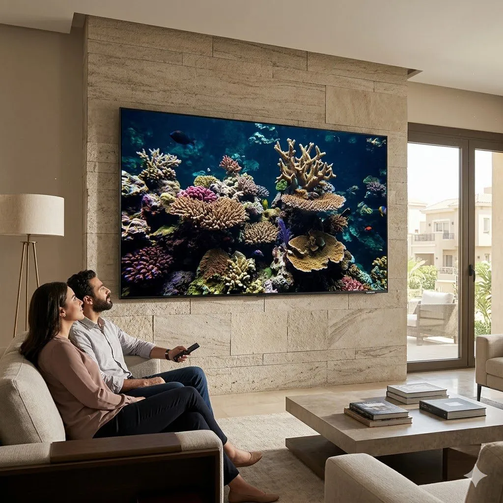 ⁦سامسونج شاشه 85 بوصة 4k بنظام نوكس 2025 UA85U8000FUXSA⁩ - الصورة ⁦3⁩