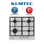 كومتيل سطح بلت ان غاز تركى 60*60 سم 4 عيون شبك ثقيل مفاتيح تحكم امامية 518608 استيل M6-40BF/H