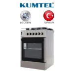 كومتيل فرن غاز تركى 57*57 سم امان كامل سعة 60 لتر شبك خفيف استيل LF66GG-40