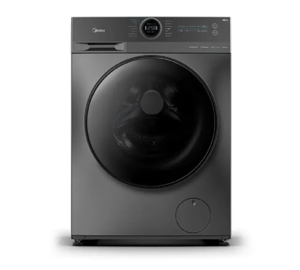 غسالة اتوماتيك تعبئة امامية ميديا 8 كيلو تجفيف 6 كيلو كومبو فضي MF200D80W1TSA