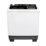 ميديا غسالة تحميل علوي – حوضين – 10 كجم غسيل و 4.6 كجم تجفيف – 3 برامج – أبيض – TW100ADNB