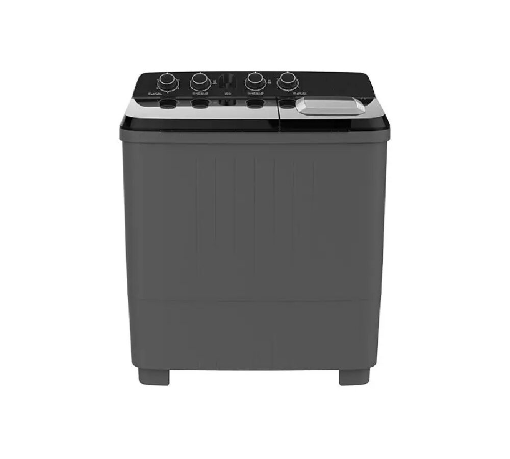 دانسات غسالة ملابس بحوضين - 5 كجم - أسود ورمادي - DAN51TW