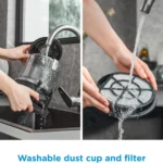 ⁦ميديا مكنسة كهربائية بدون كيس سلكية – 2 لتر – 1800 واط – أزرق – MC08MEBU⁩ - الصورة ⁦7⁩