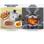 ⁦السيف قدر ضغط المونيوم 5 لتر K99005⁩ - الصورة ⁦4⁩