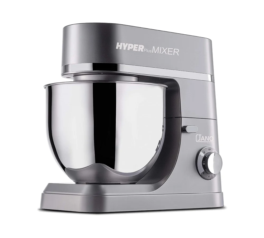 جانو عجانة مفرد هايبر بلس مع اضاءة 7 لتر 1200 واط فضى E02201