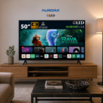 ⁦اورورا شاشة 50 بوصة اندرويد 14 فوركيه كيوليد AR-50LPSQ⁩ - الصورة ⁦3⁩