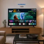⁦اورورا شاشة 50 بوصة اندرويد 14 فوركيه كيوليد AR-50LPSQ⁩ - الصورة ⁦3⁩