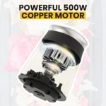 ⁦رويال قطاعة خضروات ولحوم متعددة الأغراض 3 لتر 400 واط 3 مستويات سرعه ستيل بالكامل RA-CHSS-309⁩ - الصورة ⁦3⁩