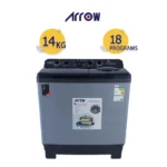 أرو غسالة حوضين 14 كيلو ابيض RO-15TTB