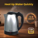 ⁦رويال غلاية مياه كهربائية 1.8 لتر 1500 واط ستيل RA-EK1867⁩ - الصورة ⁦3⁩