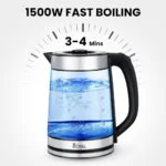 ⁦رويال غلاية ماء كهربائية زجاج 2.0 لتر 1800واط RA-EK2053⁩ - الصورة ⁦3⁩