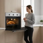⁦ارو فرن بلت ان كهربائي 60 سم زجاج اسود بسعة 70 لتر  RO-60BEO4K⁩ - الصورة ⁦4⁩