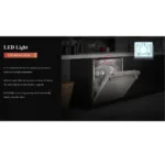⁦جنرال لاينز غسالة صحون 6 برامج 15 مكان ستيل موديل GLDW1507S⁩ - الصورة ⁦5⁩