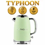 تايفون غلاية مياه كهربائية 2200 واط 1.8 لتر 304 استالس أخضر TY-01-001 G