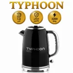 تايفون غلاية مياه كهربائية 2200 واط 1.8 لتر 304 استالس اسود TY-01-001 B